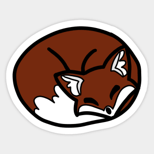 Happy Fox Sticker